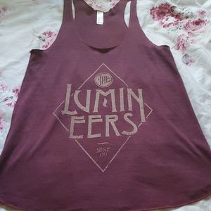 NWOT The Lumineers Concert Tank TShirt